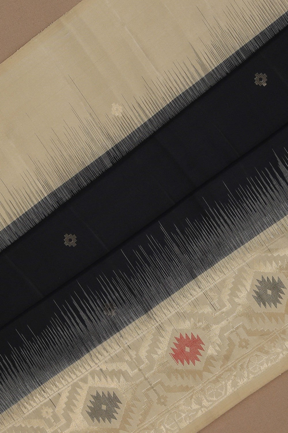 Image of South Silk Black Saree